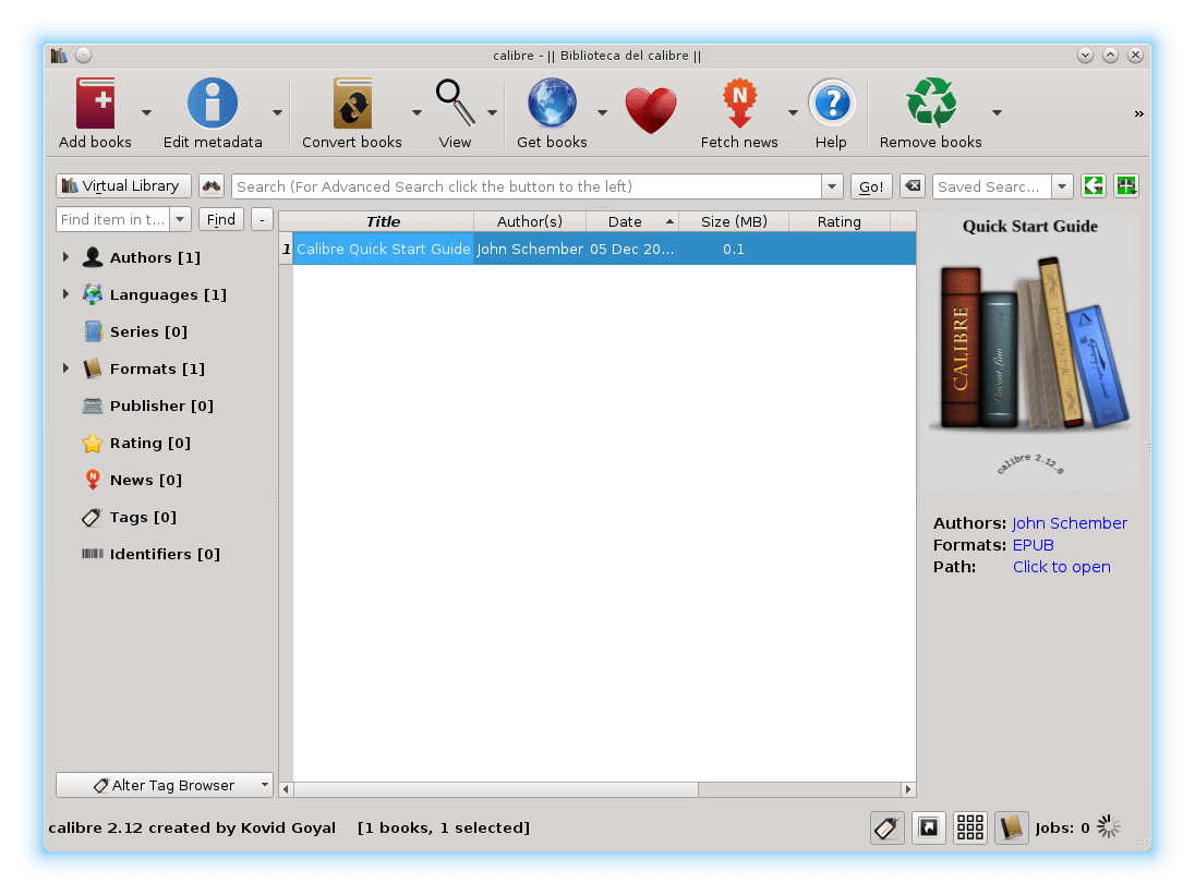 Calibre - نرم افزار مدیریت کتاب های الکترونیک و pdf